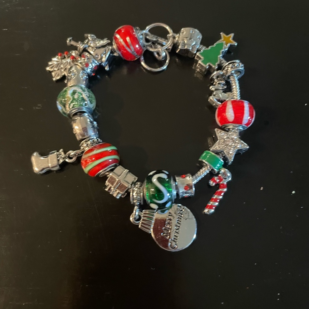 Festive Christmas Charm Bracelet